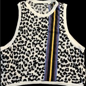 Super soft Free People Movement Leopard top (S)